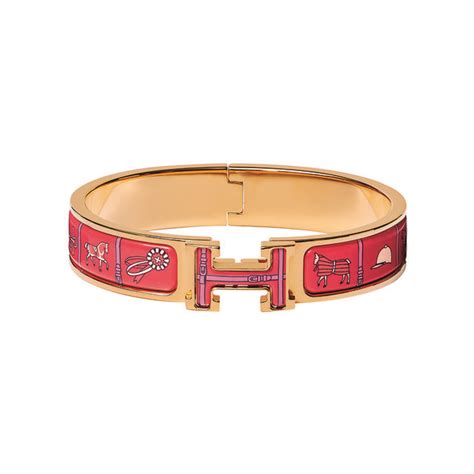 bracciale rigido smaltato hermes|Storia del bracciale H di Hermès, il Clic H .